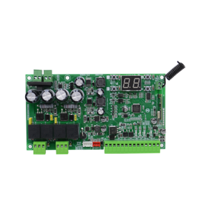 Carte de contrôle de porte battante électrique à double bras YET870-V2.0 AC24V 433MHz avec interface d'alarme et de lumière pour contrôle de code roulant de garage - Product Image 1