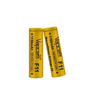 ICR Flashlight NCM silindirik lityum piller 14430 14500 14650 3.7V 1100mah 1200mah lityum iyon batarya el feneri meşale kamera için