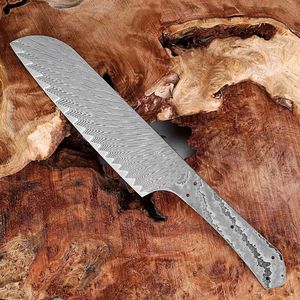 Couteau de cuisine en acier Damas pour dropshipping Shopify, lame vierge DIY, haute dureté, pour projet de forgeage de couteau de chef - Product Image 3