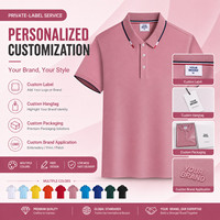 Logo personnalisé de haute qualité pour chemises 100% polyester 190 g/m² Solide Respirant Col contrasté Unisexe Uniforme d'équipe d'entreprise