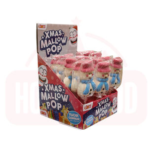 Holeywood 4D Noël Délicat Bonhomme De Neige Guimauve Sucette Mixte Boîte De Bonbons À Saveur De Fruits Emballage Doux Dent <span class=keywords><strong>Plaisir</strong></span> - Product Image 4