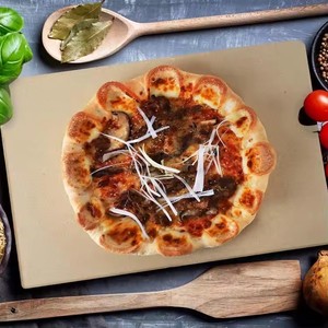 Vente en gros de pierres à <span class=keywords><strong>pizza</strong></span> rectangulaires en céramique poêle à <span class=keywords><strong>pizza</strong></span> en <span class=keywords><strong>pierre</strong></span> de <span class=keywords><strong>cuisson</strong></span> résistante pour four et gril - Product Image 4