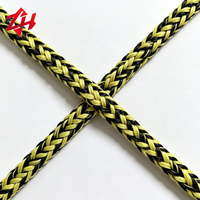 Corde tressée en aramide de 5 mm, 6 mm, 8 mm, haute résistance, résistante à la chaleur, pour levage industriel et sauvetage incendie (vente en gros)