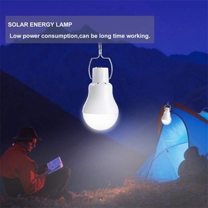 Ampoule solaire portable LED rechargeable, lumière étanche pour le camping, lampe de secours pour tente, lumière extérieure rechargeable - Product Image 4