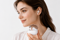 Écouteurs sans fil U57 Bluetooth 5.4 TWS, casque véritablement sans fil avec chargement Type C pour usage quotidien