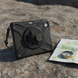 เคสแท็บเล็ตสำหรับ iPad Pro 13 M4 2024 ขนาด 12.9 นิ้ว เคสป้องกันแบบเต็มตัว แข็งแรงทนทาน พร้อมฝาปิดอัจฉริยะ สายสะพายไหล่ หมุนได้ 360 องศา ใช้เป็นขาตั้งไ<span class=keywords><strong>ด</strong></span>้ - Product Image 6