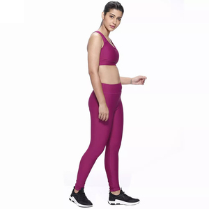 Conjunto Deportivo de Yoga sin Costuras para Mujer, Ropa Deportiva de Secado Rápido, Bra Deportivo y Leggings Ajustados para Fitness y Running, Venta al Por Mayor de Fábrica - Product Image 2