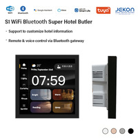 Controlador de Pantalla Táctil Central Tuya para Montaje en Pared, 4 Canales, Relé de 16A, Cable Neutro V0 PC para Automatización del Hogar y Hoteles