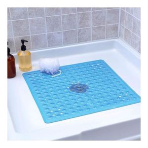 Alfombrillas cuadradas de PVC modernas, hechas a máquina, antideslizantes, con ventosas, para baño, hogar y suelo. - Product Image 1