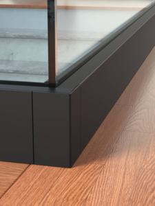 Escadas De Alumínio Com Groove Design Vidro Railing Clamp Balaustrada Vidro Railing Alta Qualidade e Estável - Product Image 5