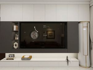 Modern Medieval French 3d Simulated Fire American Simple Decoration Scandinavian Multi-function <b>Fireplace</b> <b>Tv</b> Cabinet Living Room - Product Image 4