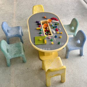 <span class=keywords><strong>Table</strong></span> de blocs de construction multifonctionnelle en plastique éducatif <span class=keywords><strong>pour</strong></span> <span class=keywords><strong>LEGO</strong></span> Jouet d'assemblage - Product Image 4