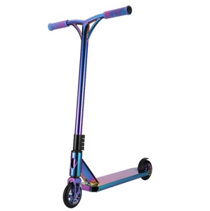 Trottinette <span class=keywords><strong>Freestyle</strong></span> Pro Complète à Plaques UV Couleur Arc-en-Ciel pour Stunt et Figures - Product Image 2