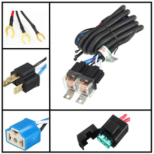 <b>H4</b> Wiring Harness 12V Relay Kit For Car Headlight Upgrade With PVC Insulation And Copper Wire - Product Image 4