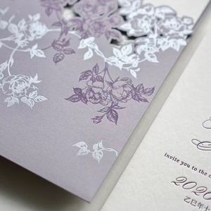 Cartes de luxe personnalisées en typographie, invitations de <span class=keywords><strong>mariage</strong></span> haut de gamme, cartes postales texturées en relief, liste des invités, cartes de <span class=keywords><strong>menu</strong></span> - Product Image 2