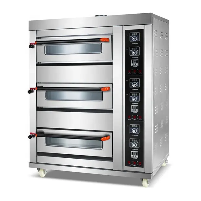 High quality bread baking stove 36trays rotary oven rotary gas baking oven