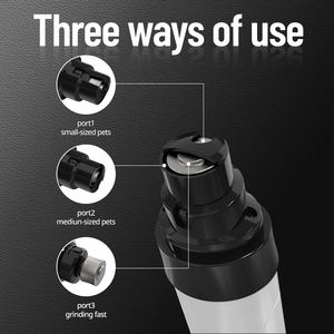 2025 사일런트 신랑 프로 핫셀즈 네일 그라인더 개 고양이 미니 네일 트리머, 애완 동물 발 그루밍 스무딩 전동 공구 - Product Image 5