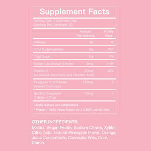 개인 라벨 여성 PH 밸런스 구미 10 억 CFU 여성 프로바이오틱스 여성을위한 질 프로바이오틱스 구미 - Product Image 3