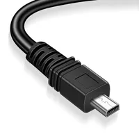 Cable de Datos USB para Cámara Digital UC-E6 Mini de 8 Pines para Nikon CoolPix Fuji Panasonic Olympus Sony 1M 1.5M