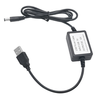 Konverter DC-DC 5V USB ke 12V Step Up, Modul Penguat Tegangan, Inverter Daya, Modem WiFi, GPON ONU, Router, Kabel Pengisi Daya