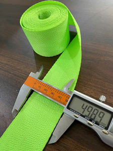 Correa de Poliéster de 5 cm, Capacidad de Carga de 2 Toneladas, Amarillo Limón, Alta Resistencia, Correa de Amarre de Carga Pesada para Uso Industrial - Product Image 5