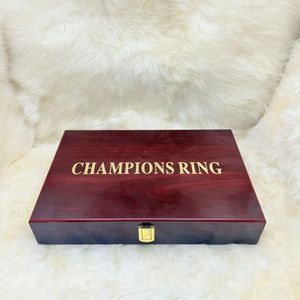 Customizable Logo 35-Piece <strong>Ring</strong> <strong>Box</strong> Lockable <strong>Championship</strong> and Baseball <strong>Ring</strong> <strong>Display</strong> Case Jewelry Container - Product Image 4