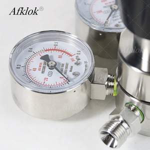 SS316L G1/2 RH hava regülatörü giriş 6MPa çıkış 0.6MPa basınç regülatörü oksijen Argon azot helyum asetilen propan <span class=keywords><strong>CO2</strong></span> için - Product Image 4