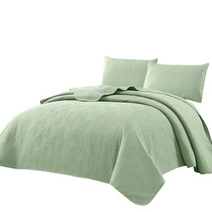 Tùy Chỉnh Trắng Chăn Bộ Đồ Giường Chất Lượng Cao Nhà Dệt Rắn Màu Sắc Gối Nữ Hoàng Vua Sợi Nhỏ Trải Giường 3 Mảnh Thiết Lập - Product Image 6