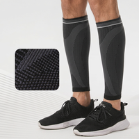 Manchons de compression dégradés pour mollets en nylon et élasthanne, respirants, avec massage, soutien des mollets, protège-jambes pour marathon et sports de plein air