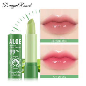Lápiz labial <span class=keywords><strong>de</strong></span> Aloe Vera, bálsamo labial que cambia <span class=keywords><strong>de</strong></span> Color, duradero, hidratante, resistente al agua, cambio <span class=keywords><strong>de</strong></span> temperatura, bálsamo labial - Product Image 3