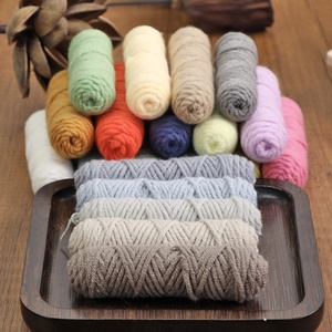 Fil acrylique mélangé à 5 brins de 10g pour écharpes, chapeaux tricotés à la main, fil pour bébé d'épaisseur moyenne, livraison gratuite - Product Image 4