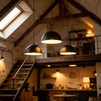Lustre suspendu décoratif industriel noir, luminaires suspendus pour plafond, style nordique, cuisine, salle à manger, luminaire suspendu moderne à LED
