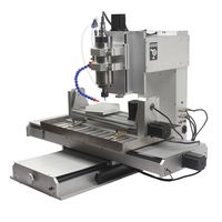 Máquina Fresadora CNC HY6040 de 2200W y 5 Ejes con Enfriador, Control USB MACH3, Kits para Metal Blando, Madera, Acrílico, PVC y Aluminio (Stock en la UE)