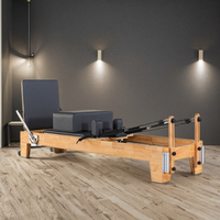 Machine de Pilates Reformer multifonctionnelle en chêne de haute qualité pour studio