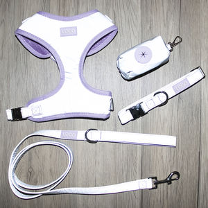 ホットセラーアウトドアトレーニング反射犬用ハーネスセキュリティと保護調節可能なメッシュペットハーネスセット - Product Image 2