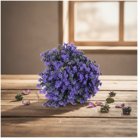 Fleurs Artificielles Réalistes Mini pour Décoration Murale de Mariage et Fêtes, Design Créatif, Fleurs en Plastique Écologiques pour