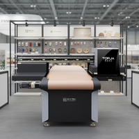 Printer UV AI Vision HC-S600 Otomatis, Peralatan Pencetakan Tanpa Pengikat dengan Sabuk Konveyor, Printer Kecepatan Tinggi untuk Casing Ponsel