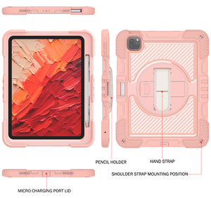 Protector Multifuncional para Tablet <span class=keywords><strong>iPad</strong></span> Pro/<span class=keywords><strong>Air</strong></span> de 11 Pulgadas con Asa y Soporte para Profesionales del Campo y Trabajo en Exteriores - Product Image 4