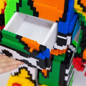 Bearbrick – blocs de construction assemblés, modèle 3d ours Micro blocs de construction pour adulte enfant jouet éducatif cadeau