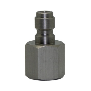 Adaptateur à déconnexion rapide pour tuyau en acier tressé, 10 pièces, filetage interne 1/8NPT 1/8BSP M10 x 1, pour armes à air PCP - Product Image 1