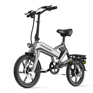 Zhengbu 250w 400w 16" 20" Bicicleta Electrica Super Light Folding Electric Bike/electric Bicycle/ebike