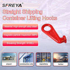 Sfreya s3727 thẳng vận chuyển container nâng móc Chất lượng cao container nâng móc thẳng <span class=keywords><strong>Lug</strong></span> cho hàng hóa nặng xử lý - Product Image 2