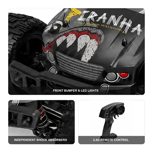 <span class=keywords><strong>Camion</strong></span> RC <span class=keywords><strong>1</strong></span>:<span class=keywords><strong>10</strong></span> 2.4G 4x4 haute vitesse tout-terrain, voiture télécommandée 40KM/H avec batterie 7.4V et charge USB pour enfants et adultes - Product Image 3