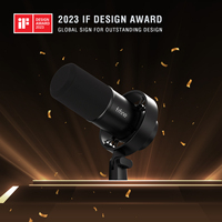 Microphone de studio professionnel FIFINE K688 à double mode XLR/USB pour podcast, micro dynamique