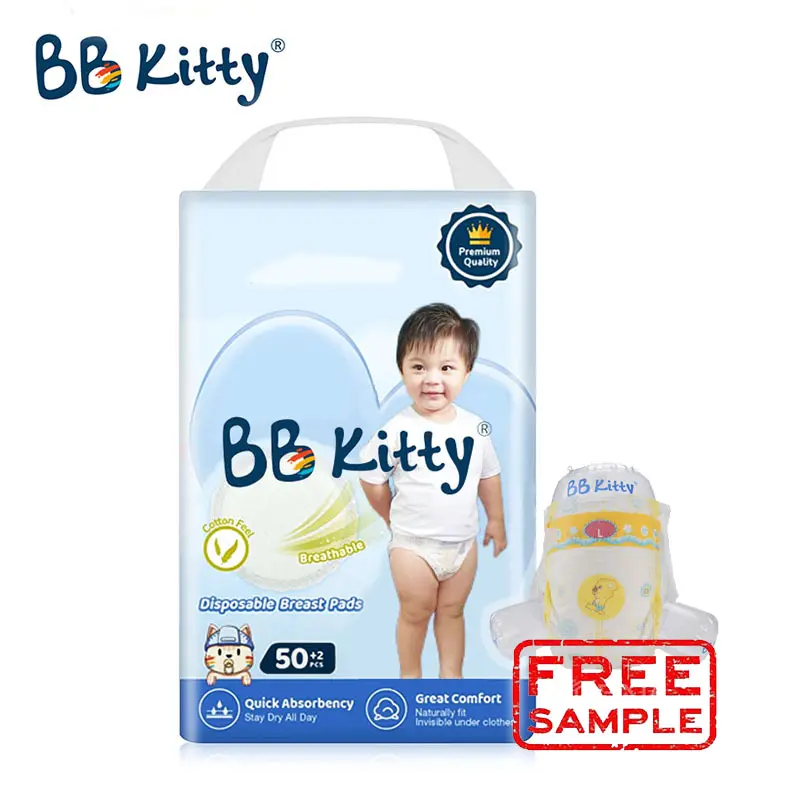 Bb kitty fraldas descartáveis para bebê, fraldas de algodão premium para bebês