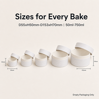Tubo de Papel Kraft con Logotipo Personalizado, Apto para Horno a 200°C, para Empacar Mini Pasteles, Snacks y Alimentos para Mascotas - Cajas Ecológicas para Pasteles al por Mayor