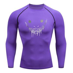 T-shirt de sport à manches longues pour homme, à séchage rapide, à compression athlétique, à haute élasticité, ajusté, pour la salle de sport, la course à pied, <span class=keywords><strong>le</strong></span> basketball, les sports - Product Image 2