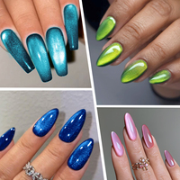 Miss Gooey marque privée chat 9 couleurs ensemble de vernis Gel pour les yeux vente en gros de vernis à ongles Gel professionnel fournitures pour ongles Salon