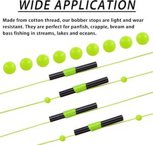 100 pièces Bobber arrête les perles <span class=keywords><strong>en</strong></span> plastique flotteurs <span class=keywords><strong>de</strong></span> pêche bouchons nœuds <span class=keywords><strong>de</strong></span> chaîne pour ligne <span class=keywords><strong>de</strong></span> pêche Leader eau douce eau salée - Product Image 4