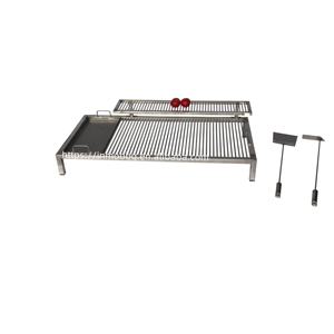 उच्च तापमान प्रतिरोधी स्टेनलेस चारकोल ब्रसेरो, फायरशोवेल और कोयला पुशर के साथ उच्च तापमान प्रतिरोधी - Product Image 3